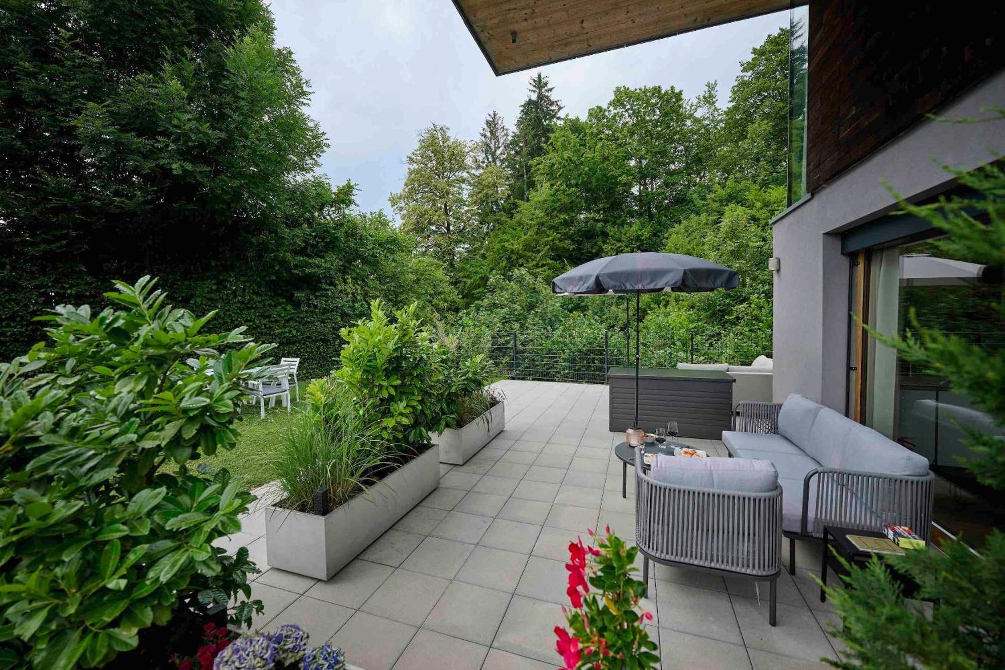 Charmantes Apartment Im Gruenen بريجنتس المظهر الخارجي الصورة